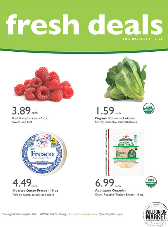 Fresh Deals 10.9.24 Wild Onion Market