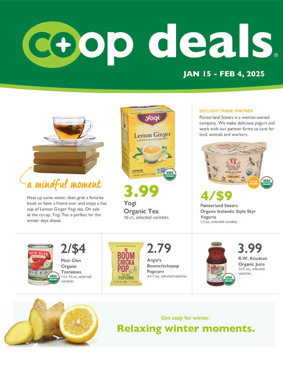 See Our Bi-Monthly Co-op Deals at Wild Onion Market!