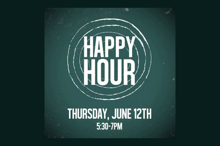 Join us for Happy Hour June 12th!