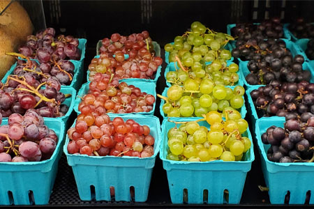 Local Grapes, San Marzano Tomatoes, and Hot Peppers!