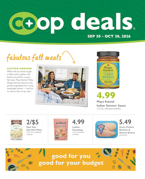 Co+op Deals September 30 - October 20, 2026